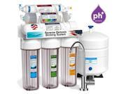 10 Stage Undersink Alkaline PH+ Reverse Osmosis RO Water Filter System 50 GPD