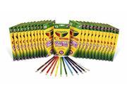 Crayola Colored Pencils  24 Packs of 12-Count Colored Pencils  Art Tools in Vibrant Colors  Great for School or Home Projects  Adult Coloring