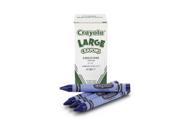 Crayola; Large Crayons, Blue; Art Tools; 12 Ct. Bulk Crayons; Bright, Bold Color