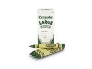 Crayola; Large Crayons  Green; Art Tools; 12 Ct. Bulk Crayons; Bright  Bold Color