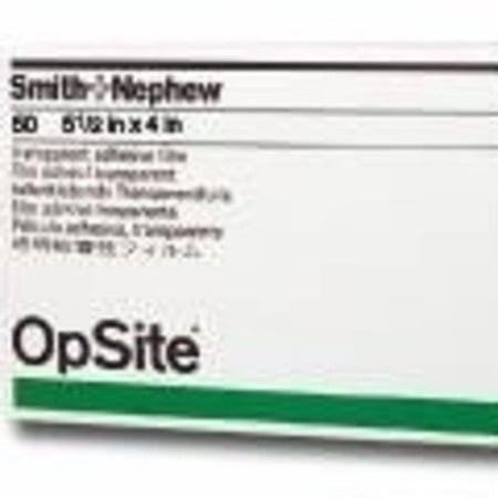 #4973 IV3000° STANDARD- Box of 50- 4 X5½  Transparent Waterproof IV Dressing with Handles- Exp. 2014