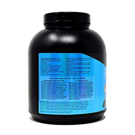 Healthy  N Fit 100% Egg Protein- Chocolate (4lb): 100% Egg White Protein. Zero Lactose  Zero Sugar.- Ultra Pure  Natural Egg Protein Isolate
