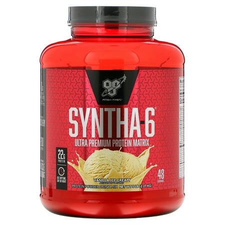 BSN  Syntha-6  Ultra Premium Protein Matrix  Vanilla Ice Cream  5 Lb (2.27 Kg)