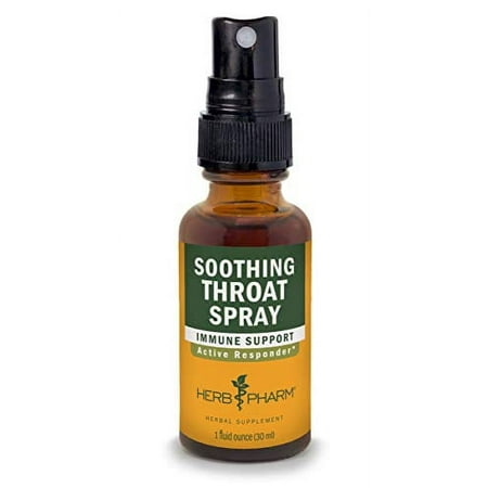 Herb Pharm Soothing Throat Spray Herbal Formula with Echinacea and Propolis  1 Fl Oz (Pack of 1)