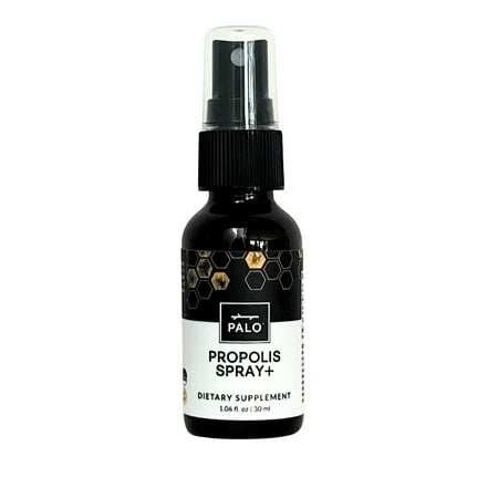 PALO Propolis Throat Spray Bee Brazilian Green Propolis Extract  Natural Immune Support & Sore Throat Relief - Antioxidants  Keto  Paleo  Gluten-Free 