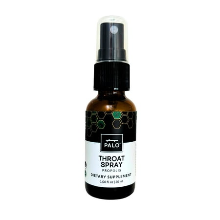 PALO Propolis Throat Spray Bee Brazilian Green Propolis Extract  Natural Immune Support & Sore Throat Relief - Antioxidants  Keto  Paleo  Gluten-Free 