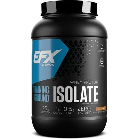 Training Ground Whey Protein Isolate | Ultra Clean  Low Carb Protein Powder | Lactose Free | 25G Protein | 36 Servings (Chocolate)