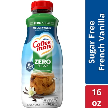 Coffee Mate French Vanilla Zero Sugar Liquid Coffee Creamer 16 Fl Oz