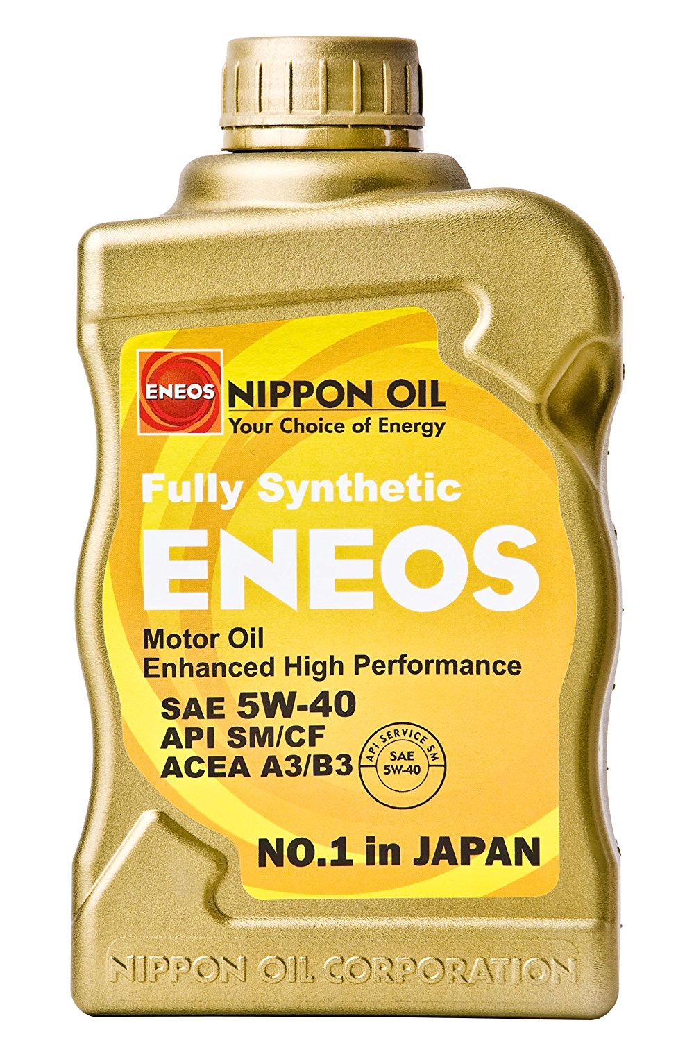 Eneos 3281-300 5w-40 QT Fully Synthetic Motor Oil - 1 Quart Bottle, 2-Pack