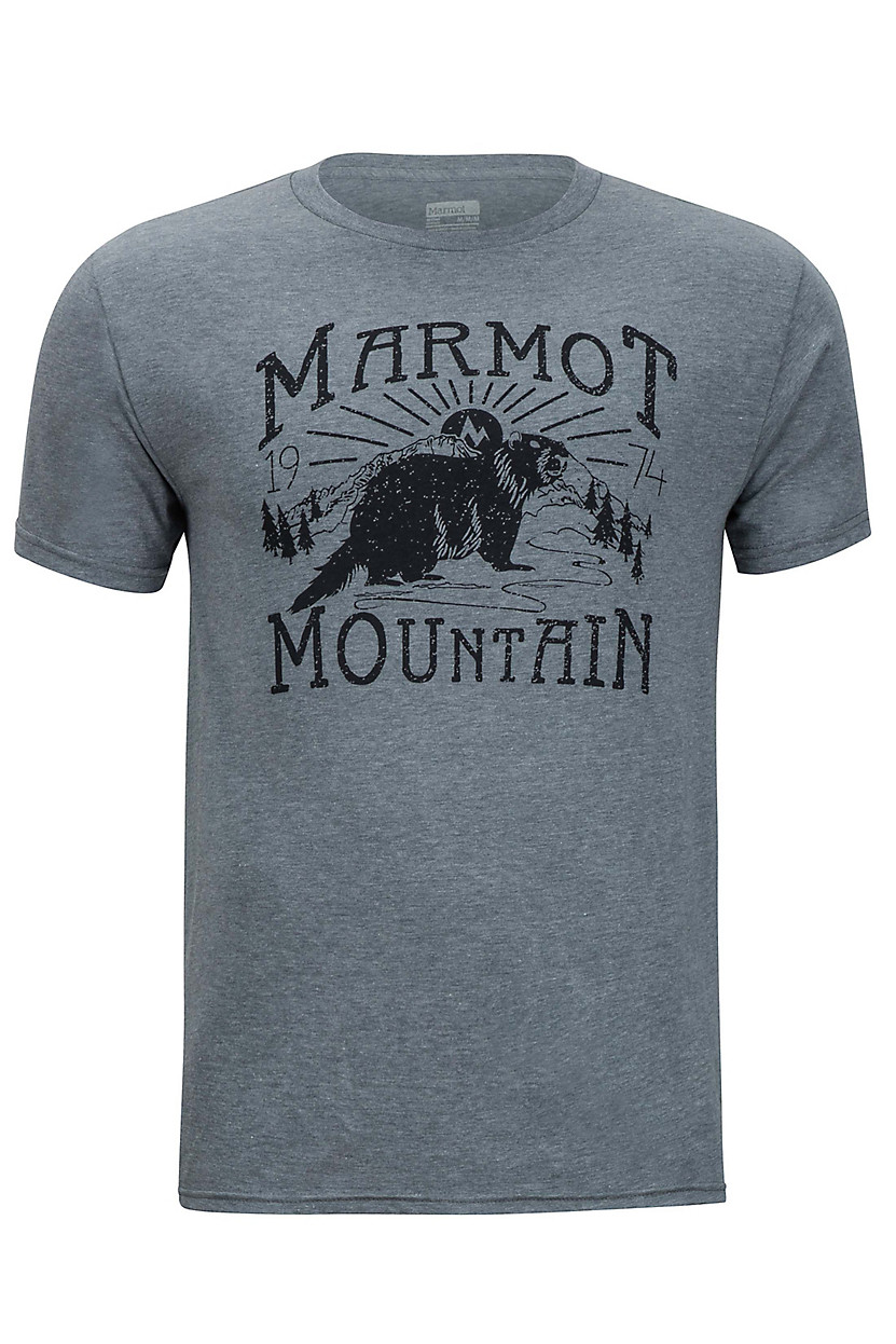 Marmot Men's Apparel Sunrise Short Sleeve T-Shirt - Men's Ash Heather M Model: 43480-1507-M