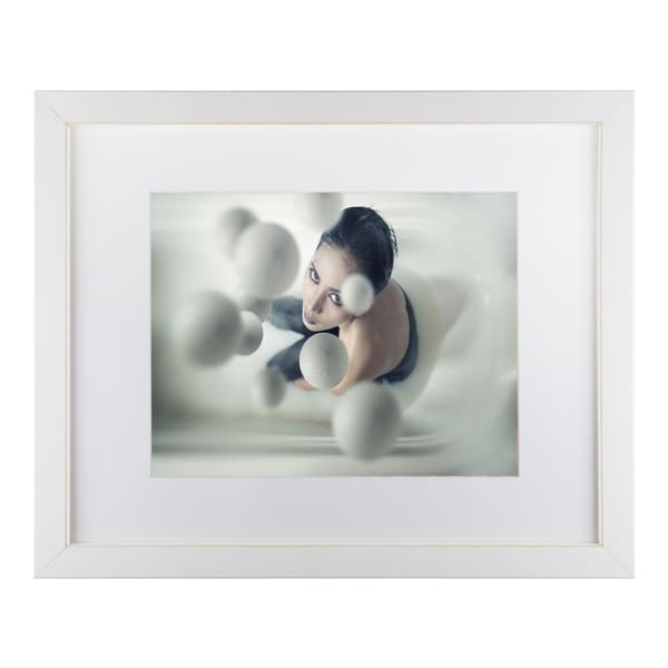 Hardibudi 'Milky Balls' Matted Framed Art - 14