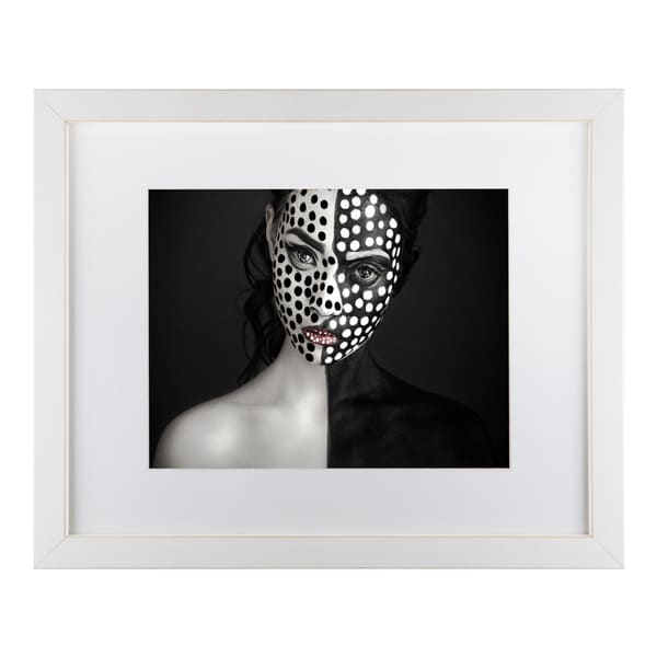 Yudhistira Yogasara 'Dots' Matted Framed Art - 14