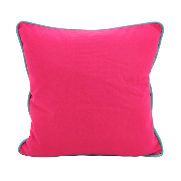 Saro Lifestyle Color Pop Statement Decorative Pillow, 18