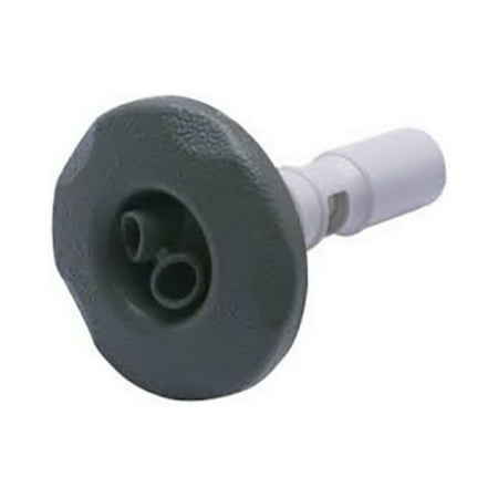 Waterway 229-7950 Jet Internal  Waterway Mini Storm  Thread-in  Twin Roto  3  Face  5-Scallop  Textured  White
