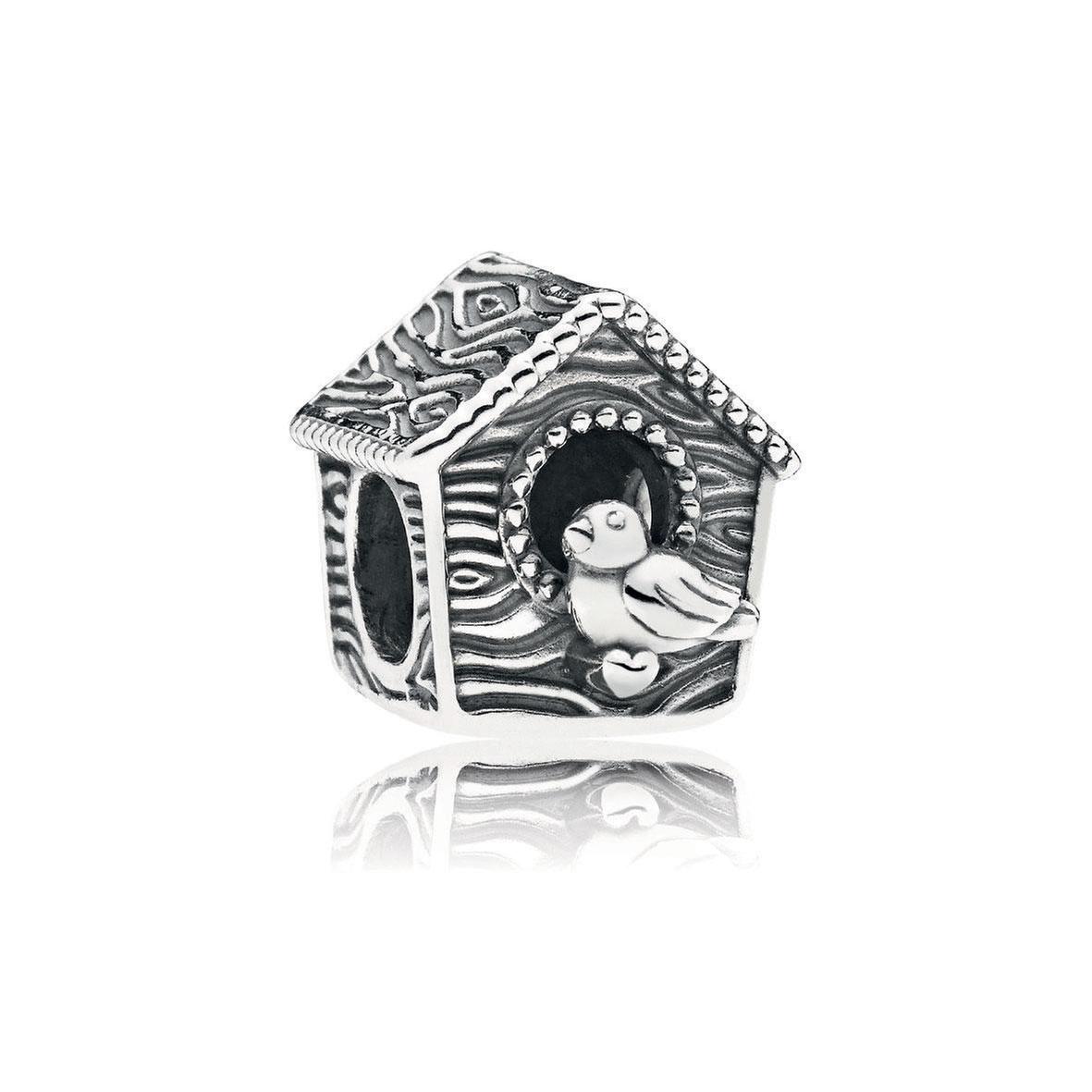 Pandora Charm Spring Bird House Sterling Silver - No Returns or Exchanges