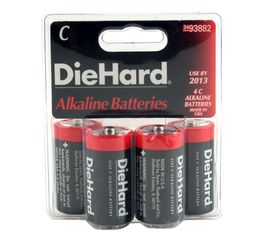 DieHard 46110811 C Alkaline Batteries, 4pk