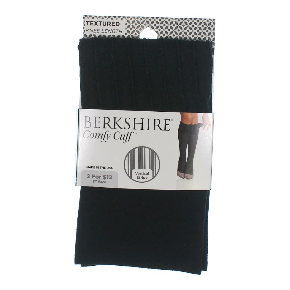 Berkshire Womens Comfy Cuff Vertical Stripe Knee Socks Style-5104