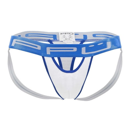 PPU 2313 Peek-a-boo Jockstrap Color White Size L