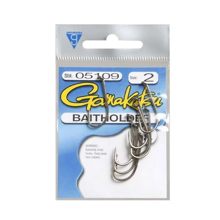 Gamakatsu 5105 Baitholder Hks Loose  10-Pack  Sz10 Brnz