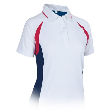 Monterey Club Women S Glory Contrast Golf Polo Shirt #2289