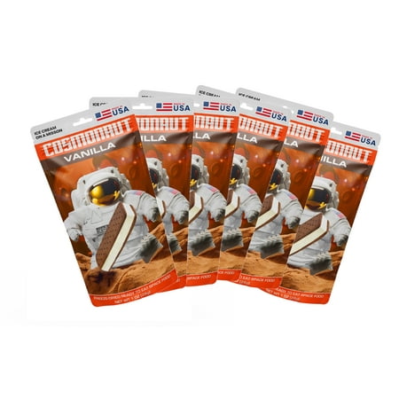 Freeze Dried Ice Cream Sandwich  NASA Space Dessert  6 Count (Vanilla)