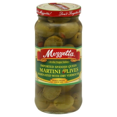 MEZZETTA OLIVE MARTINI 10 OZ - Pack of 6