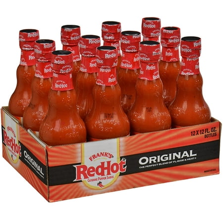 Frank S RedHot Original Cayenne Pepper Sauce  12 Oz. Bottles (Pack of 12)