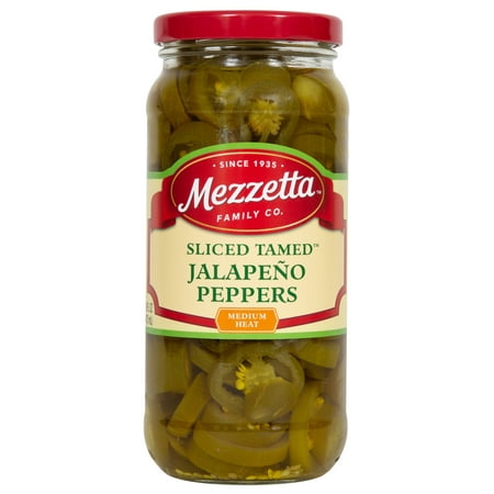 (6 Pack)Mezzetta Tamed Diced Jalapeno Peppers  16 Fl Oz.