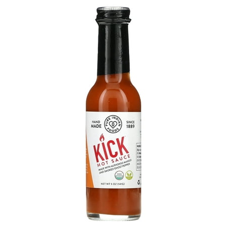 Pure Indian Foods, Kick® Hot Sauce, 5 Fl Oz (147 Ml)