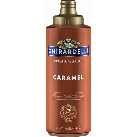 Ghirardelli Caramel Flavoring Sauce Squeeze Bottle 16 Oz