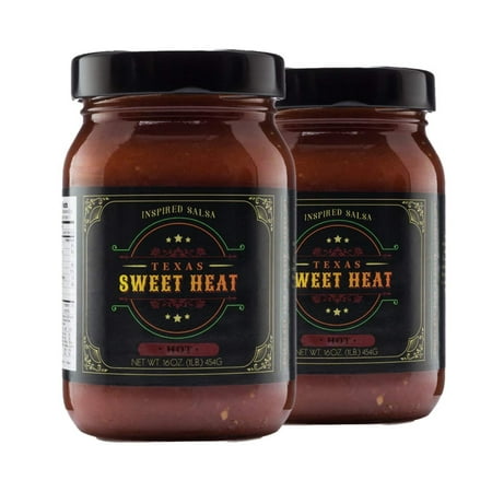 Bilot Gourmet Salsa | 2-Pack of Hot-16 Oz. Jars | Gluten Free    All-Natural Ingredients | Made with Sweet and Hot Peppers and Superior Spices