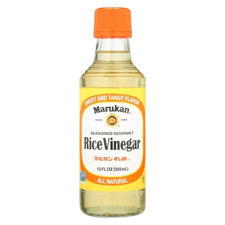 Marukan Seasoned Gourmet - Rice Vinegar - Case of 6 - 12 Fl Oz.
