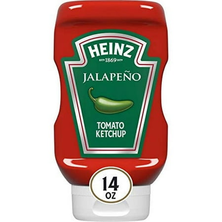 Heinz Ketchup with Jalapeno (14 Oz Bottle)