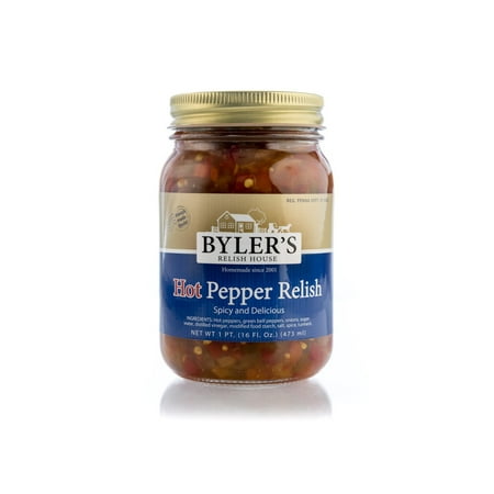 Byler S Relish House Hot Pepper Relish  2-Pack 16 Fl. Oz. Jars