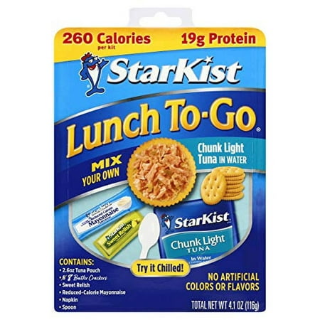 StarKist Lunch to-Go Chunk Light Mix Your Own Tuna Salad (Pouch)  4.1 Ounce Kit