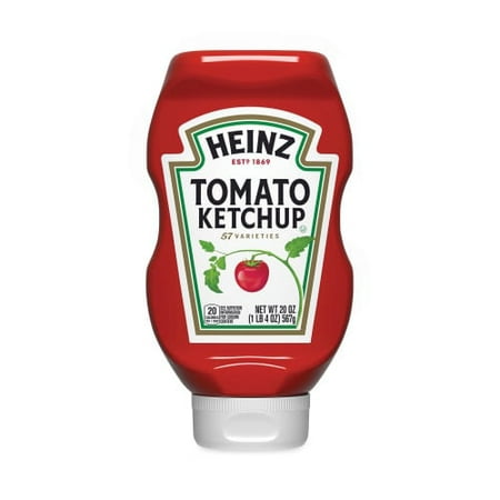 Heinz Tomato Ketchup Squeeze Bottle  20 Oz Bottle  3/Pack  (20901009)