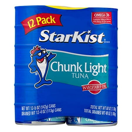 StarKist Chunk Light Tuna in Oil  5 Oz  Pack of 12