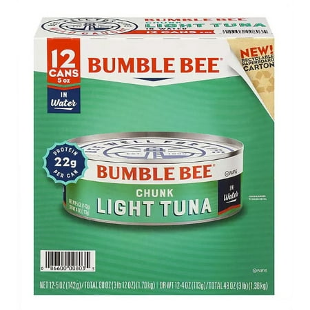Bumble Bee Chunk Light Tuna in Water (5 Oz.  24 Ct.)