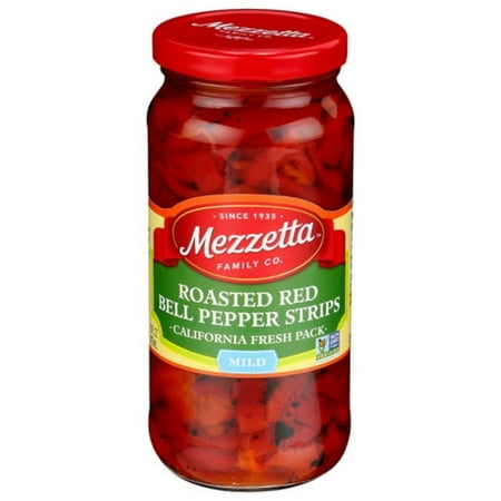 MEZZETTA PEPPER BELL RSTD STRIP 16 OZ - Pack of 6