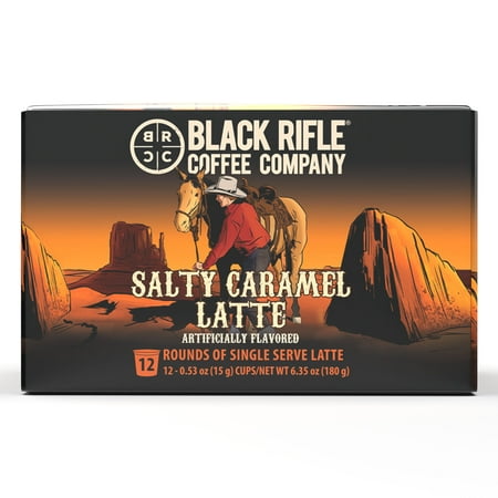 Black Rifle Coffee Company Salty Caramel 12 Count Rounds Coffee