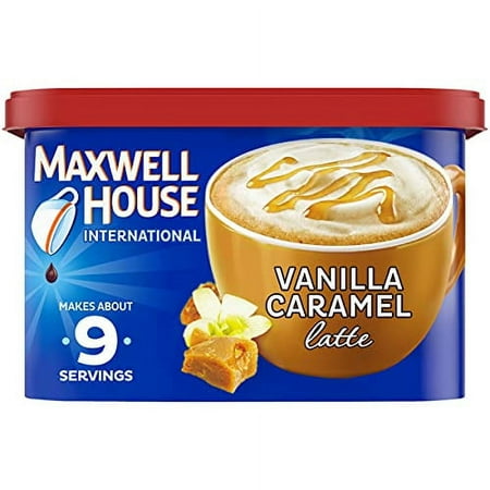 Maxwell House International Vanilla Caramel Latte CafÃ©-Style Instant Coffee Beverage Mix (8.7 Oz. Canister)