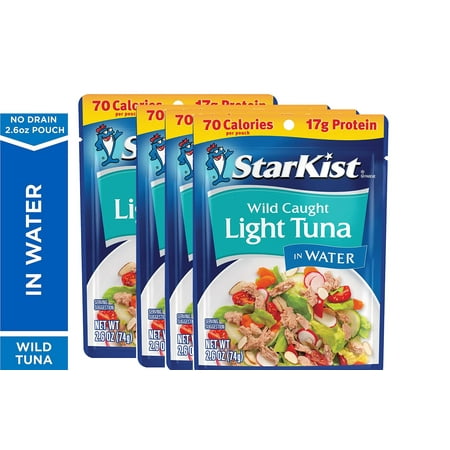 StarKist Chunk Light Tuna in Water  2.6 Ounce (Pack of 4)