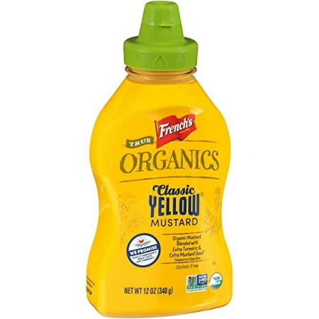 French S True Organics Classic Yellow Mustard  12 Oz