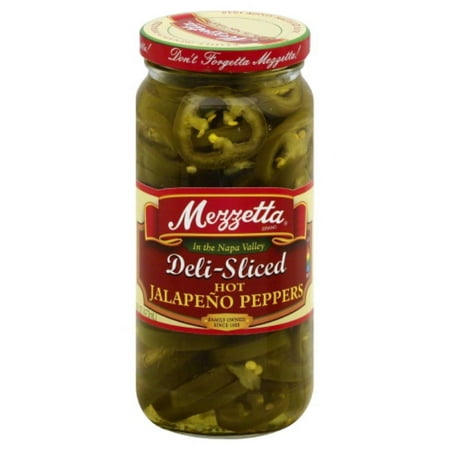 MEZZETTA PEPPER JALPNO HOT SLC 16 OZ - Pack of 6