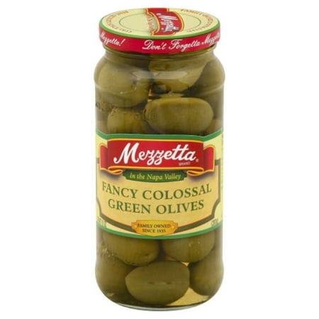 MEZZETTA OLIVE COLOSSAL FANCY 10 OZ - Pack of 6