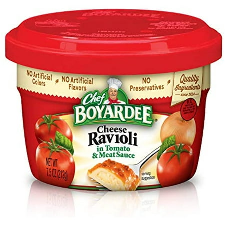 Chef Boyardee Cheese Ravioli  Microwavable Bowl  7.5 Ounce  Pack of 12
