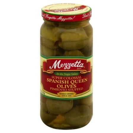 MEZZETTA OLIVE COLOSSAL QUEEN PMNTO 10 OZ - Pack of 6