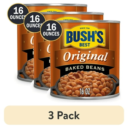 (3 Pack) Bush S Original Baked Beans  Canned Beans  16 Oz Can