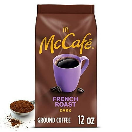 McCafe French Roast  Dark Roast Ground Coffee  12 Oz Bag