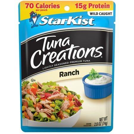 (12 Pack) StarKist Tuna Creations  Ranch  Wild Caught  15g Protein  2.6 Oz Pouch